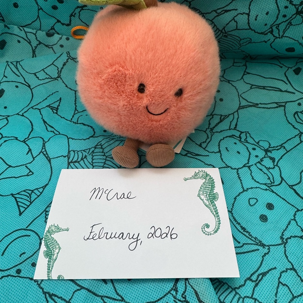 Jellycat Peach